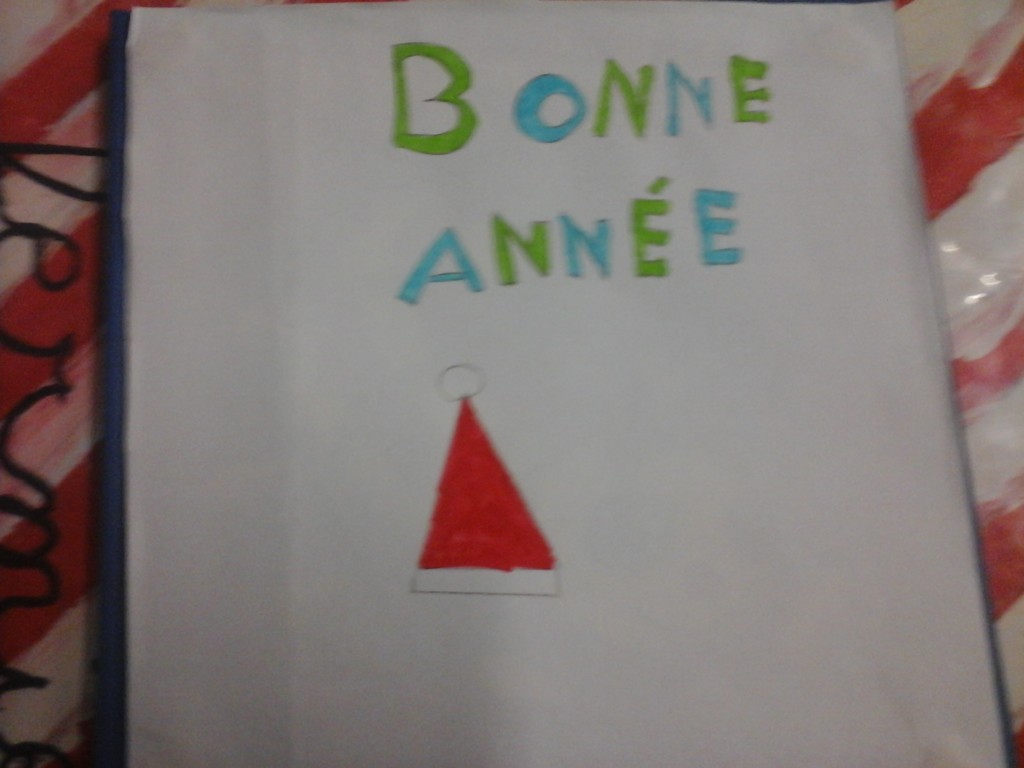 “Bonne année” d’Annick Detailleur – Ecole Sainte Marie Réaumur